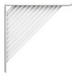 Daylen Brass and Acrylic Shelf Bracket - Polished Nickel, , large image number 1
