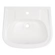 Rainsville Porcelain Pedestal Sink - Single Hole, , large image number 4