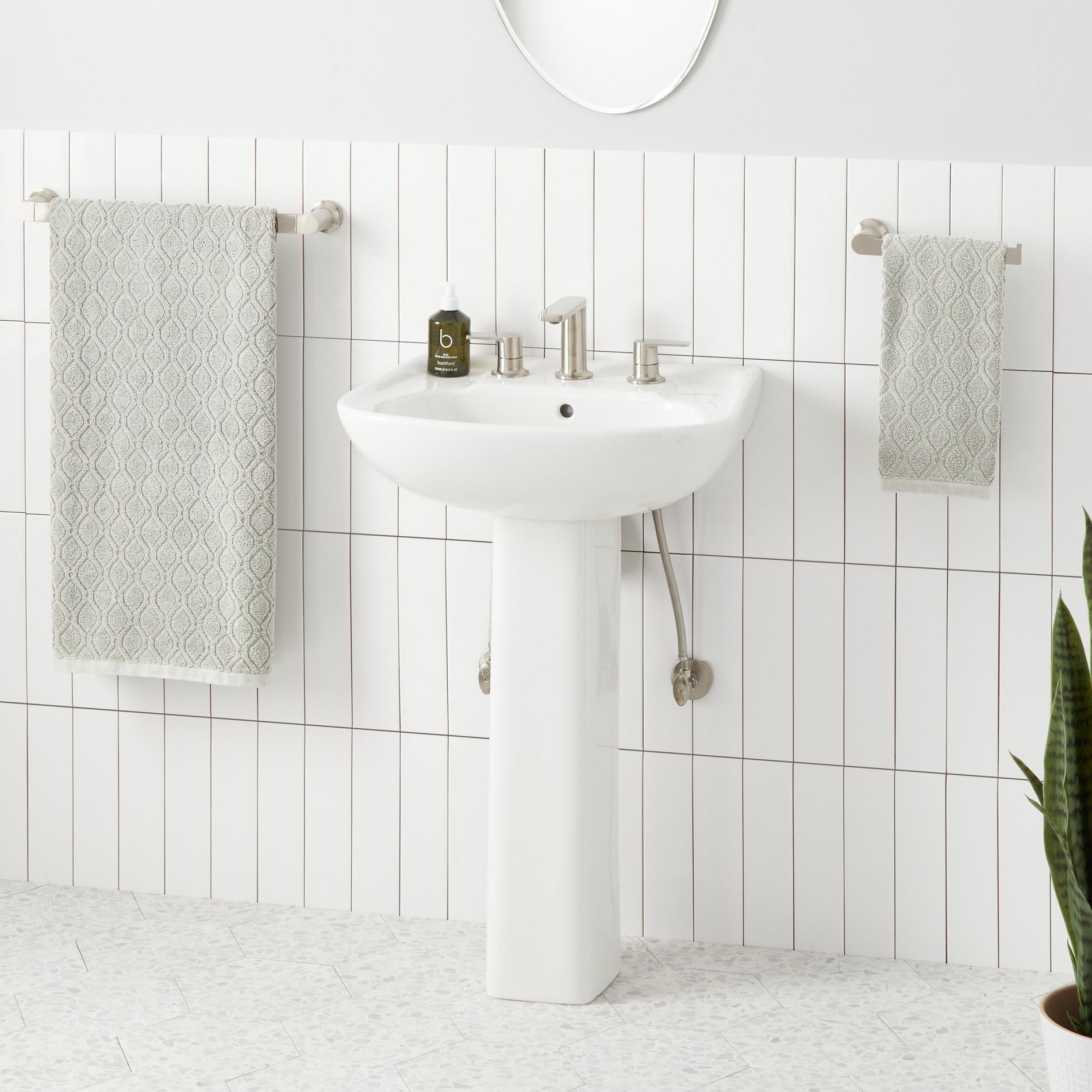 Rainsville Porcelain Pedestal Sink 