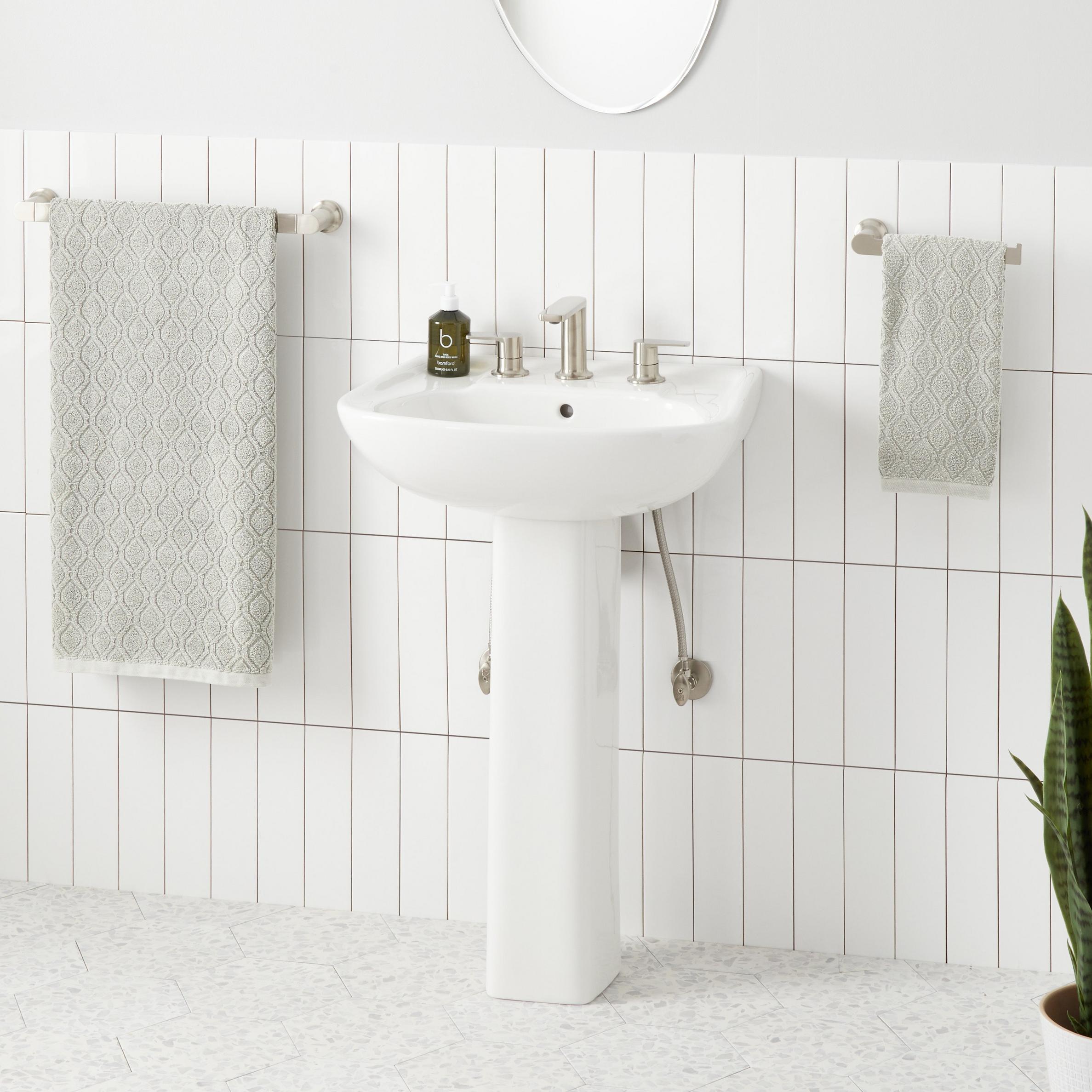 Rainsville Porcelain Pedestal Sink | Signature Hardware