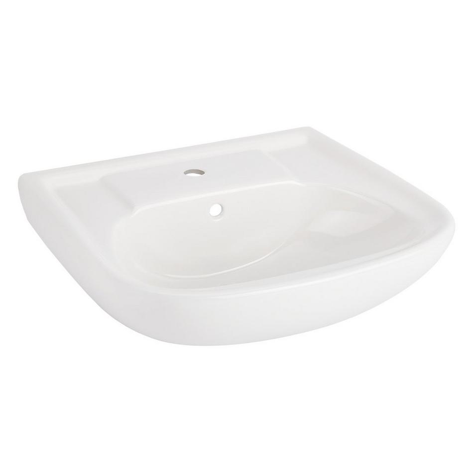 Rainsville Porcelain Wall-Mount Sink - Single Hole, , large image number 1
