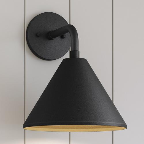 Pentley Outdoor Entrance Wall Sconce in Black