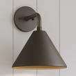 12" Pentley  Outdoor Entrance Wall Sconce - Chocolate Bronze - Single Light, , large image number 0