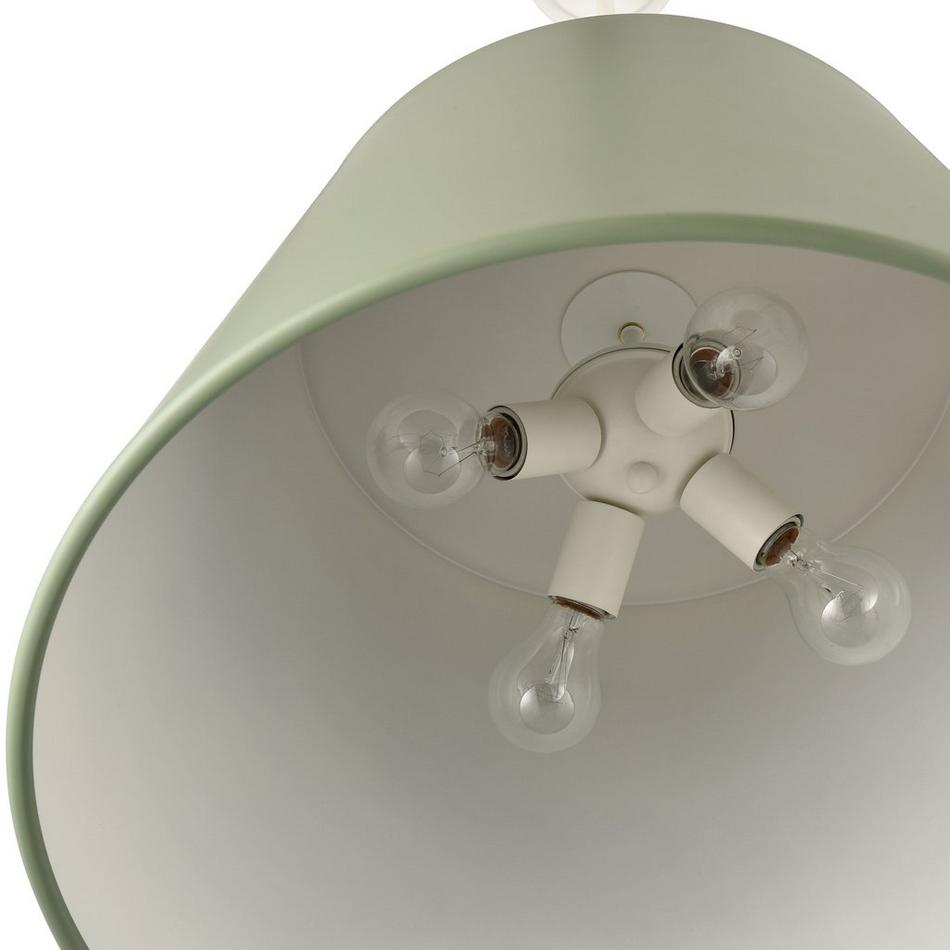 Wegner 4-Light Pendant - Aspen Green/White, , large image number 2