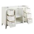48" Holmesdale Vanity - Bright White - Vanity Cabinet Only, , large image number 1