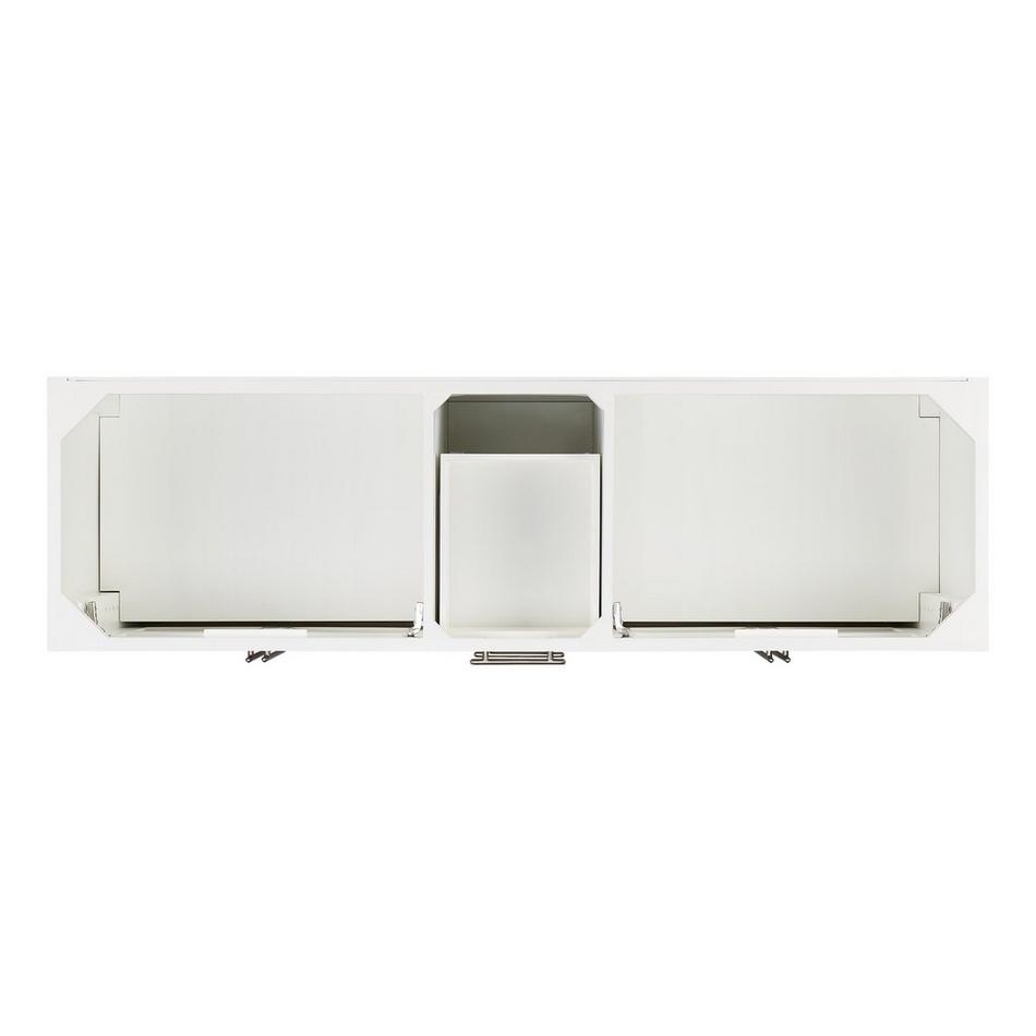 72" Holmesdale Vanity with Undermount Sinks - Bright White, , large image number 4