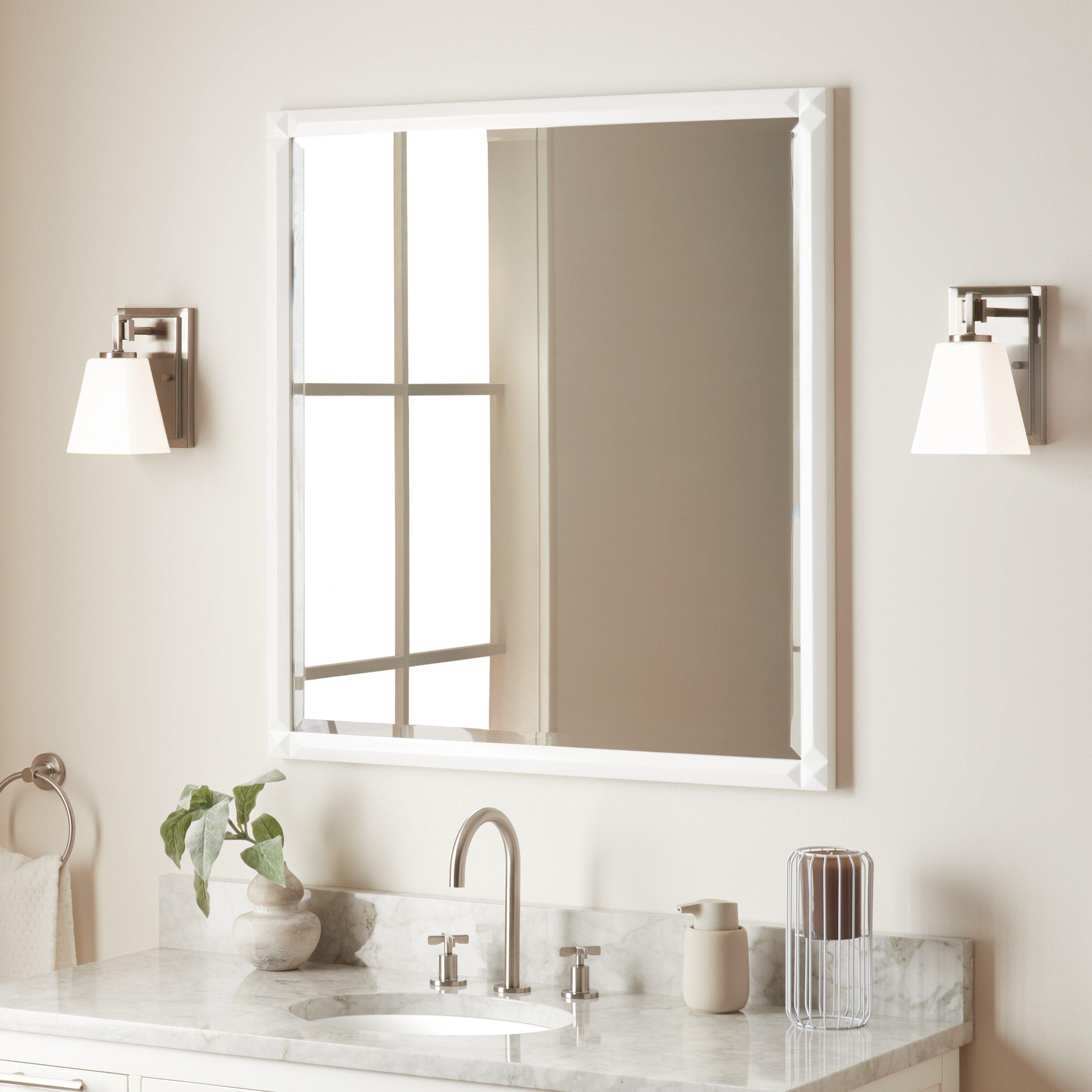 Holmesdale Vanity Mirror - Bright White | Signature Hardware