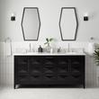 72" Holmesdale Vanity with Undermount Sinks - Black, , large image number 0