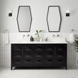 72" Holmesdale Vanity with Undermount Sinks - Black, , large image number 1