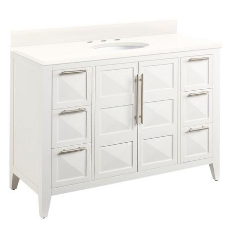 48" Holmesdale Vanity with Undermount Sink - Bright White