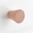 1-1/2" Valewood Wooden Tapered Cabinet Knob - Honey, , large image number 0