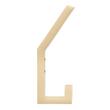 Elter Modern Brass Double Hook - Satin Brass, , large image number 1