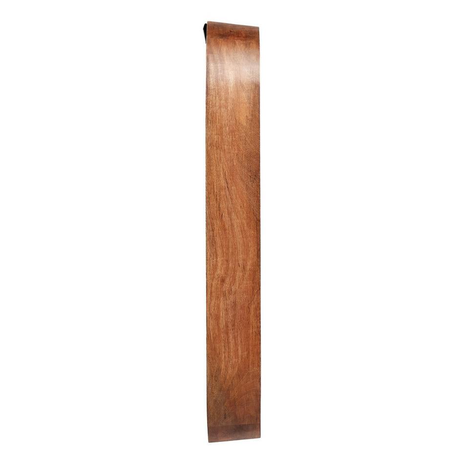 Acrewood Oval Wood Vanity Mirror - Natural Mango Wood, , large image number 6