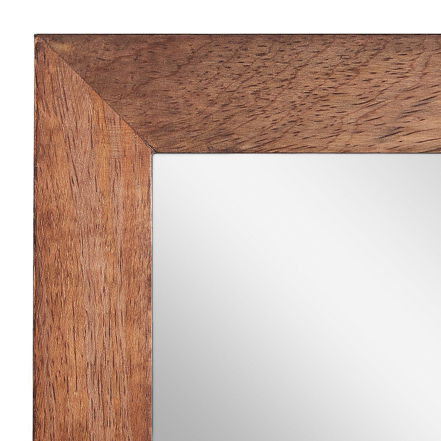 Ranlyn Rectangle Wood Vanity Mirror - Thumbnail 4