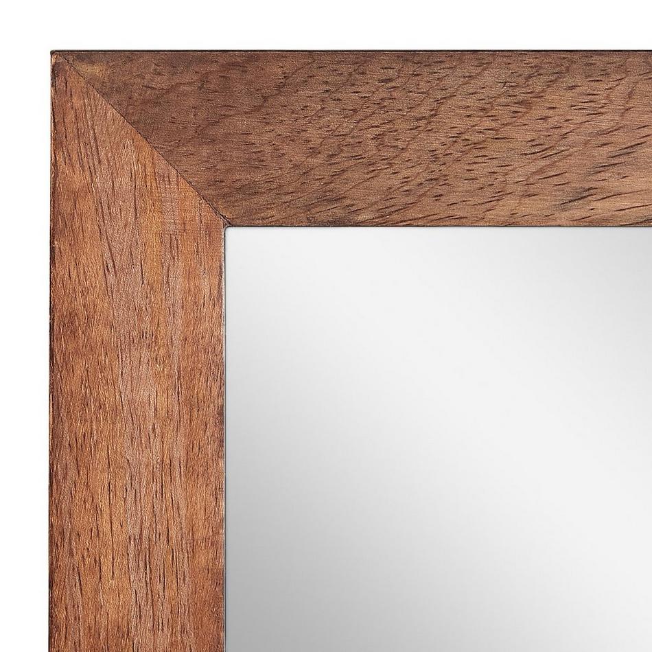 Ranlyn Rectangle Wood Vanity Mirror - Natural Mango Wood, , large image number 3