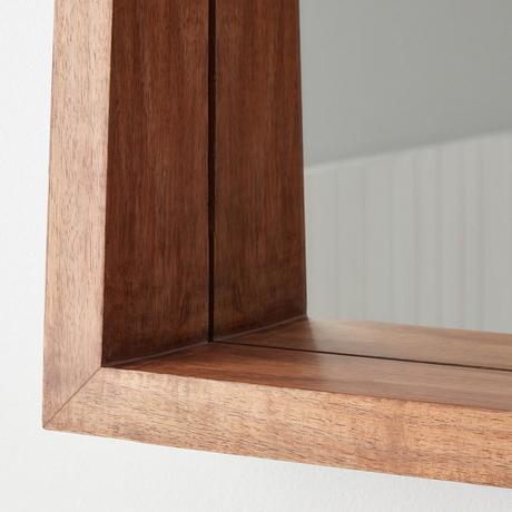 Ranlyn Rectangle Wood Vanity Mirror - Natural Mango Wood