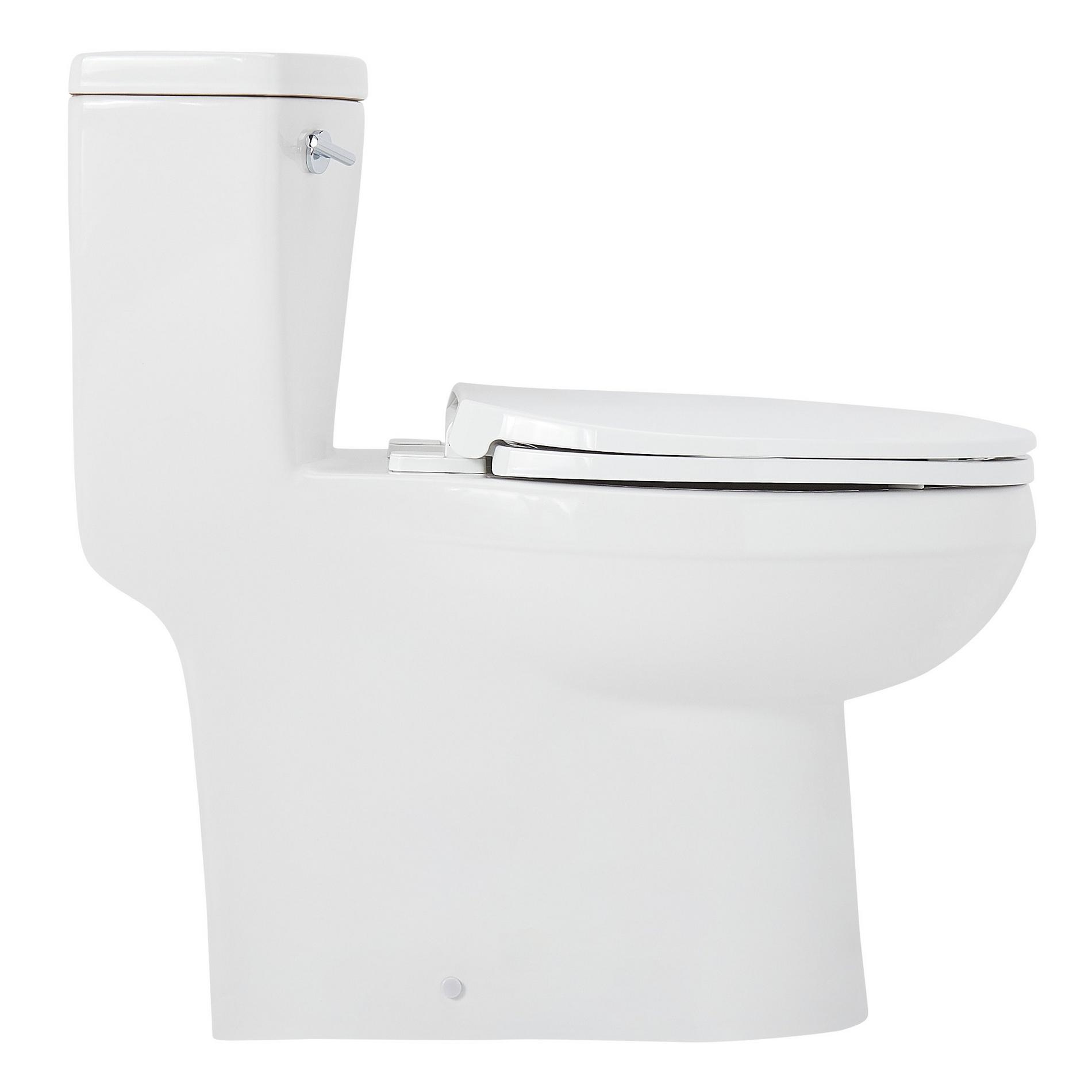 Brinstead OnePiece Elongated Skirted Toilet Signature Hardware