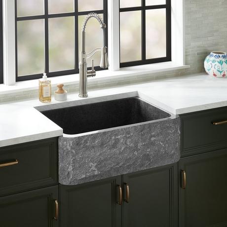 Signature Hardware 937685-34 Allardt 34 Drop-In Granite Composite Sink  with Drainboard