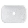 Shea Curved Marble Vessel Sink - Carrara, , large image number 4