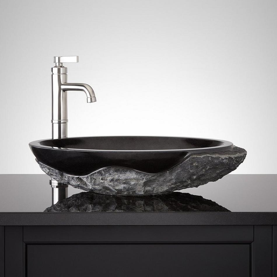 Tarryton Granite Vessel Sink - China Black, , large image number 0