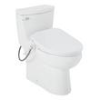 Brinstead One-Piece Elongated Skirted Toilet with Bidet - White, , large image number 1