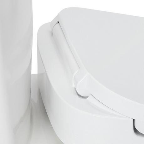 Brinstead One-Piece Elongated Skirted Toilet with Bidet - White