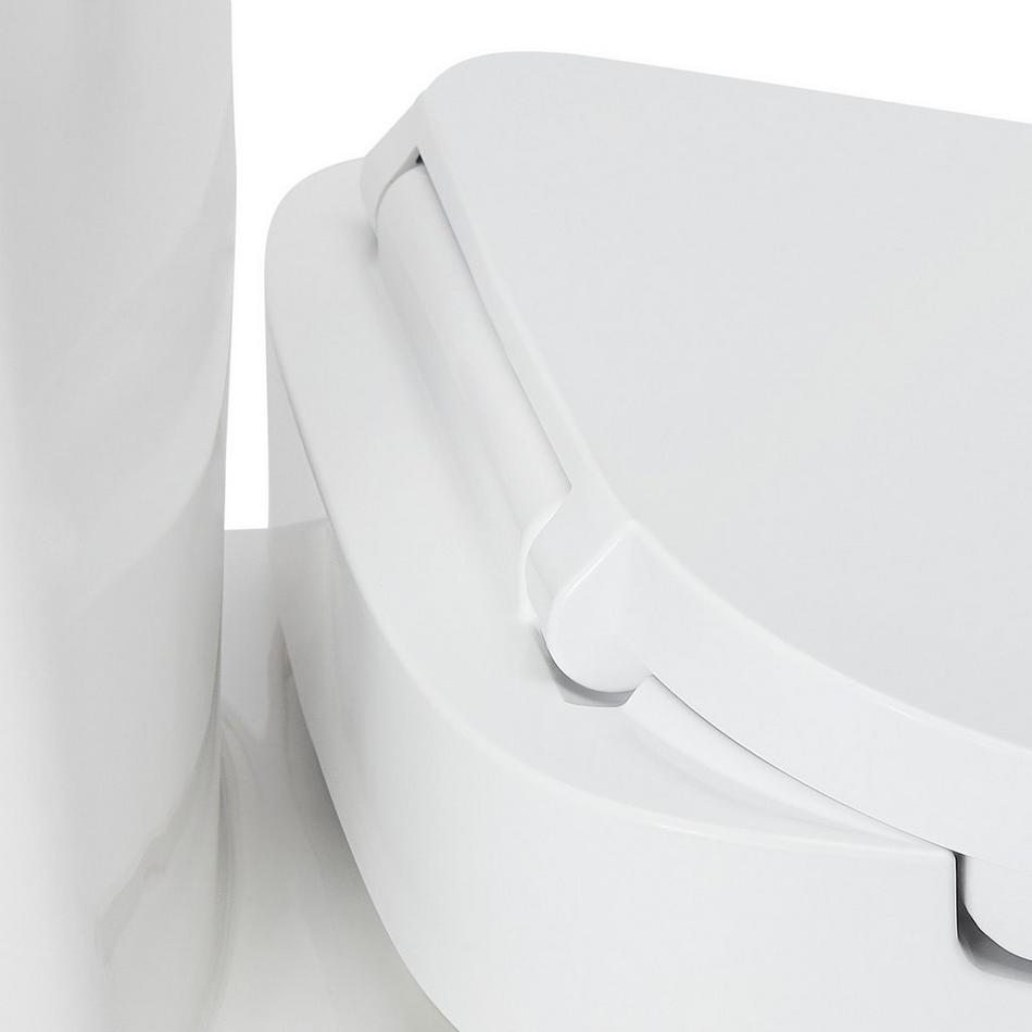 Brinstead One-Piece Elongated Skirted Toilet with Bidet - White, , large image number 6