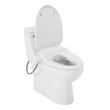 Brinstead One-Piece Elongated Skirted Toilet with Bidet - White, , large image number 2