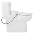 Brinstead One-Piece Elongated Skirted Toilet with Bidet - White, , large image number 3