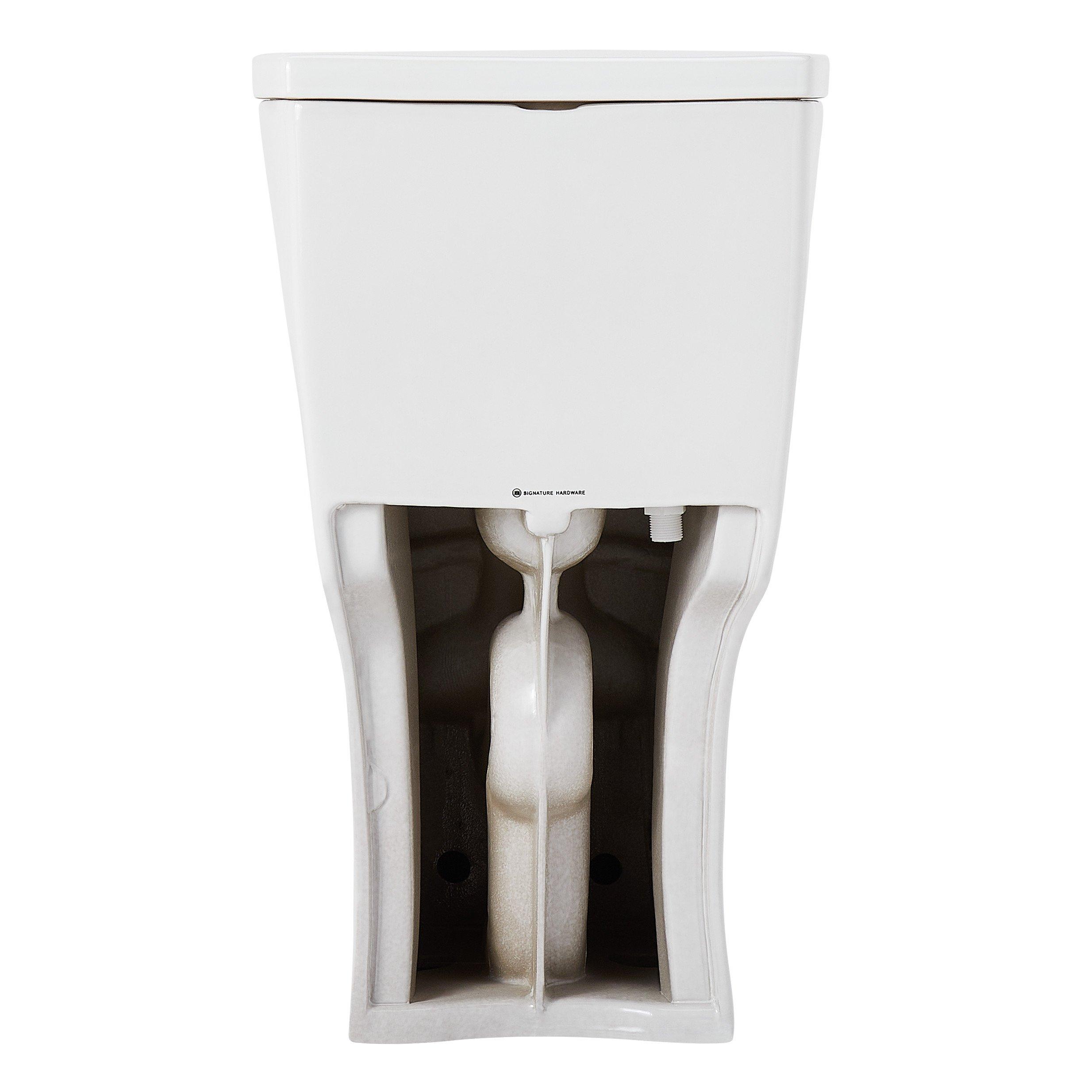 Carraway One-Piece Elongated Toilet - White | Signature Hardware