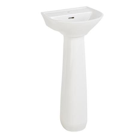 Lanken Mini Porcelain Pedestal Sink