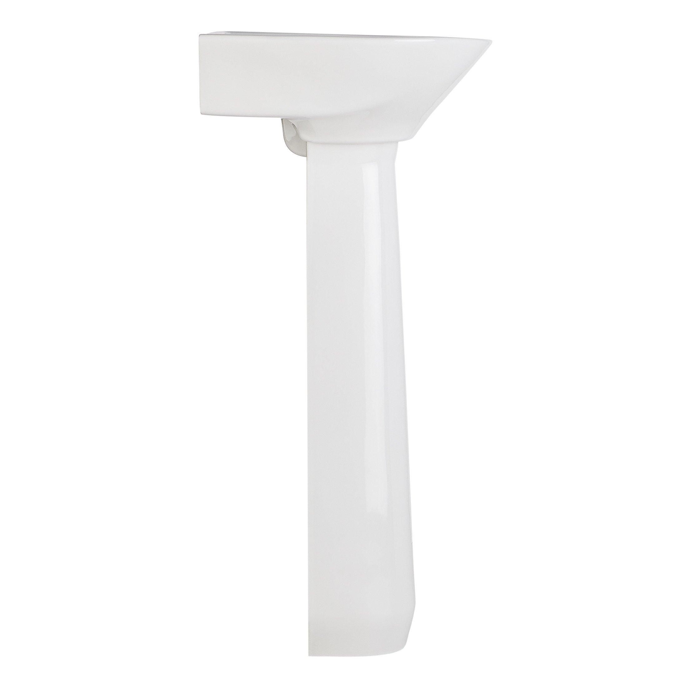Cierra Porcelain Pedestal Sink - 8