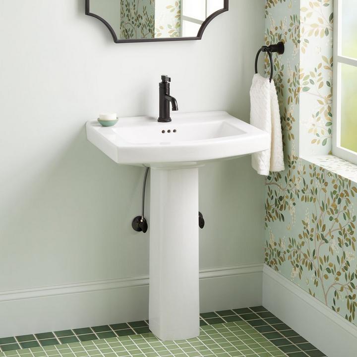 Pennfield Porcelain Pedestal Sink