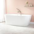 59" Arrington Acrylic Freestanding Tub with Foam, , large image number 0