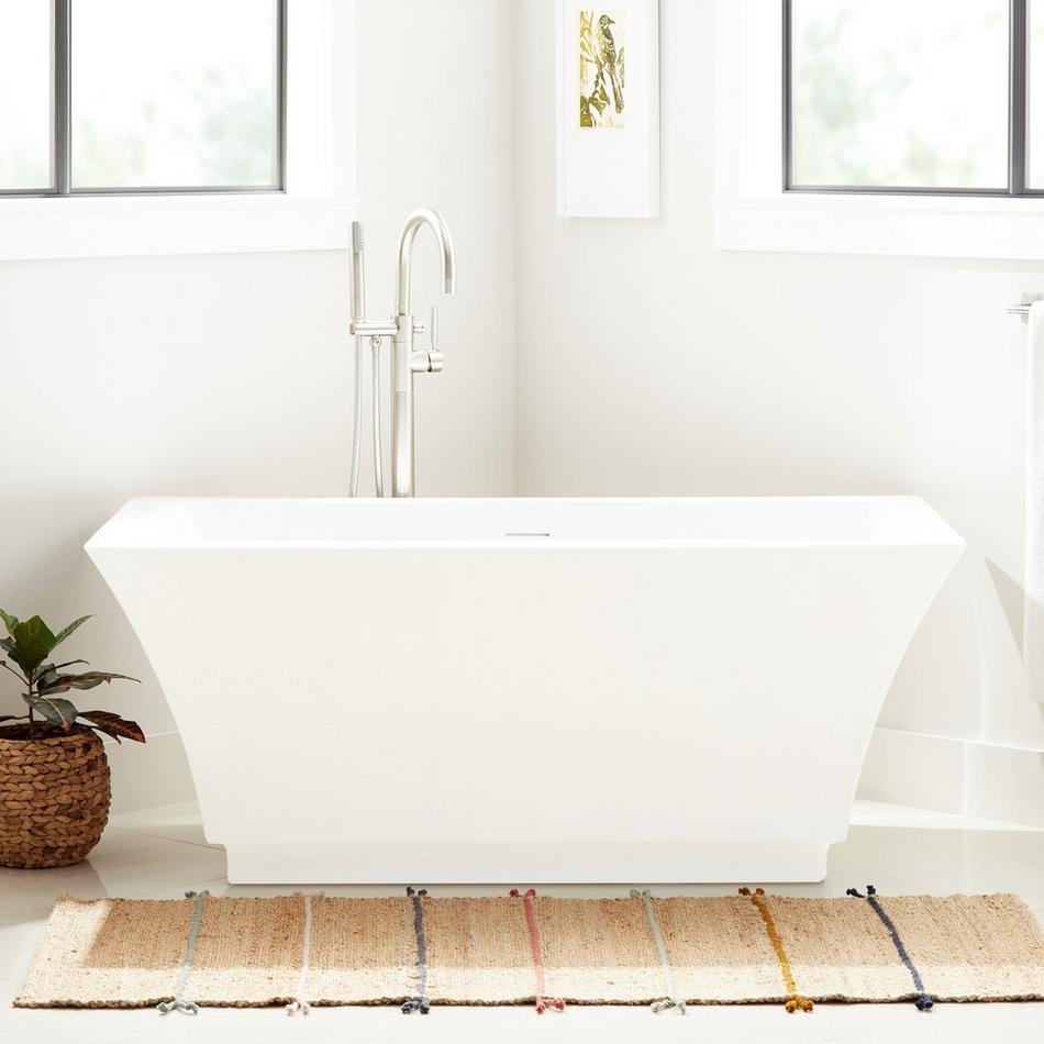 67" Leland Acrylic Freestanding Tub with Foam, , large image number 0