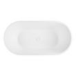 67" Eden Acrylic Freestanding Tub with Foam - Matte White, , large image number 3