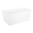 59" Mayim Acrylic Freestanding Tub with Foam - Matte White, , large image number 1
