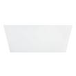 59" Mayim Acrylic Freestanding Tub with Foam - Matte White, , large image number 2