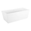 71" Mayim Acrylic Freestanding Tub with Foam - Matte White, , large image number 1