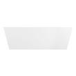 71" Mayim Acrylic Freestanding Tub with Foam - Matte White, , large image number 2