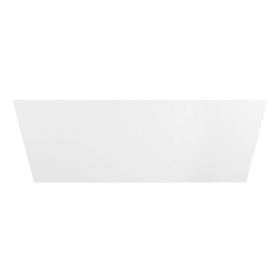 71" Mayim Acrylic Freestanding Tub with Foam - Matte White, , large image number 2