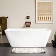 59" Laxson Acrylic Freestanding Tub with Foam, , large image number 0