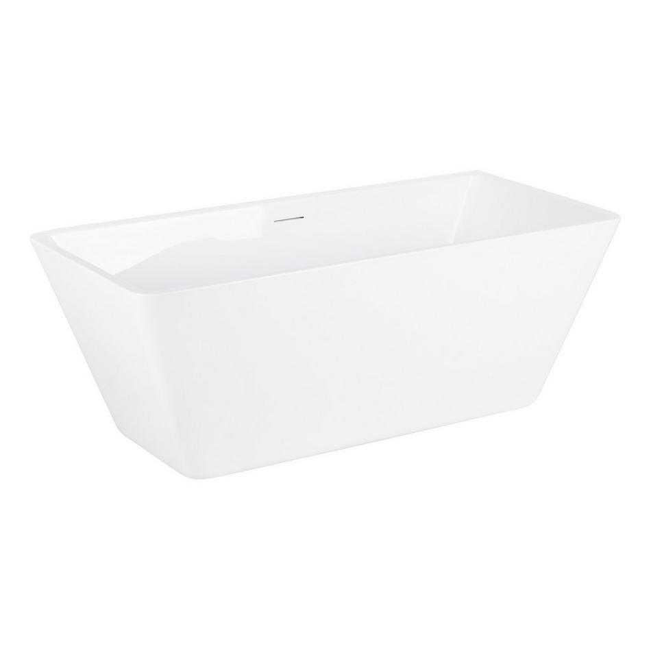 59" Laxson Acrylic Freestanding Tub with Foam, , large image number 1