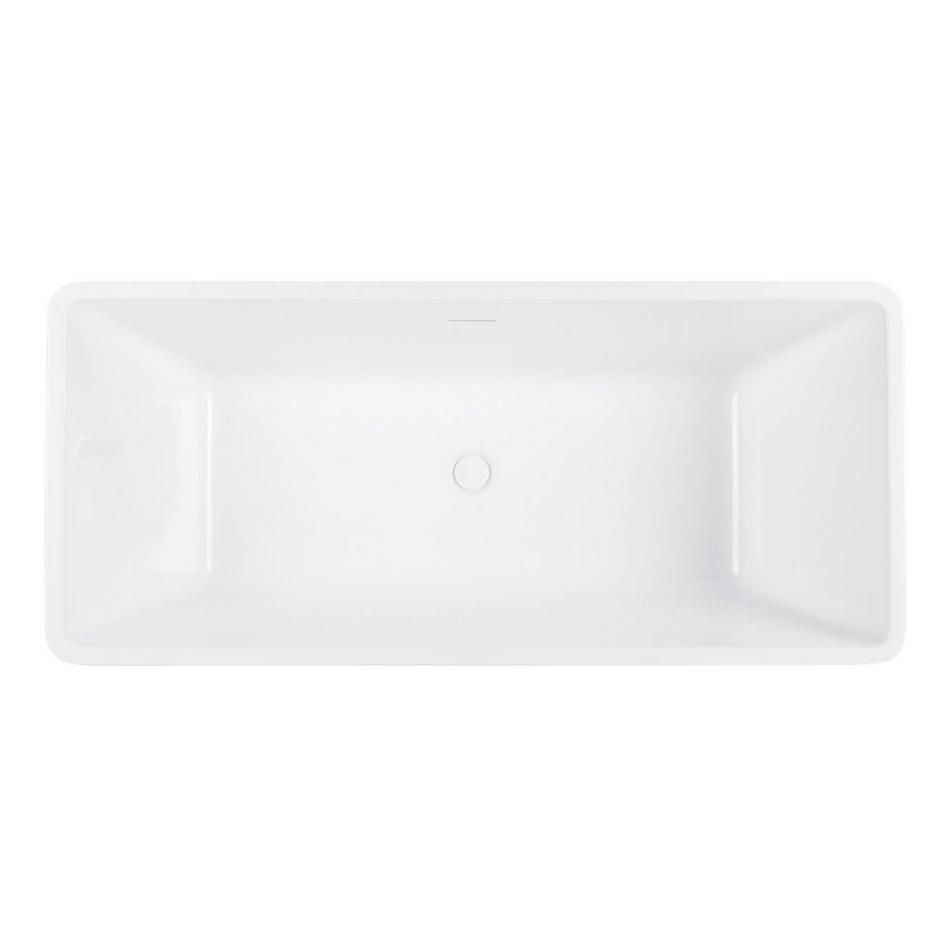 65" Laxson Acrylic Freestanding Tub with Foam, , large image number 3