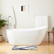 59" Sheba Acrylic Slipper Air Tub with Foam, , large image number 0