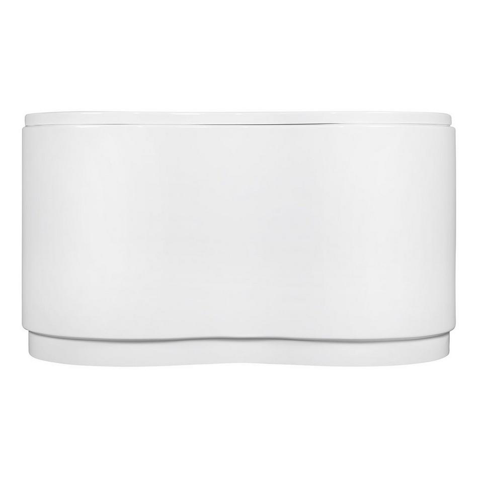 49" Kenora Acrylic Corner Tub - Polished Brass Trim, , large image number 0