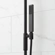 Hibiscus Pressure Balance Shower System with Slide Bar and Hand Shower - Matte Black, , large image number 4