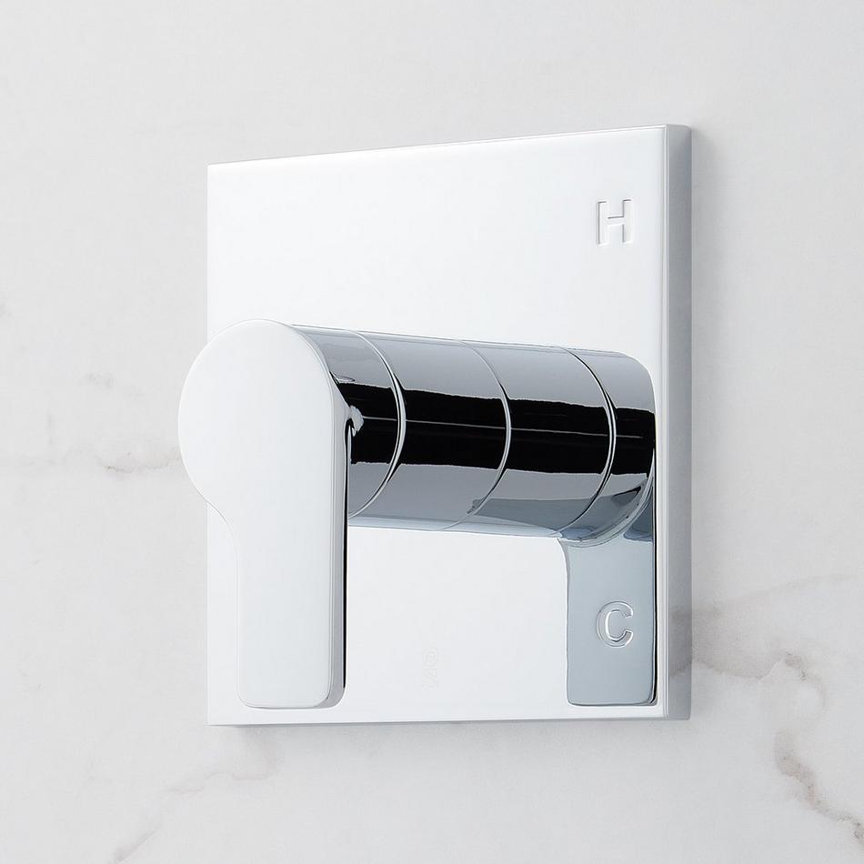 Hibiscus Pressure Balance Shower System with Hand Shower - Chrome, , large image number 2