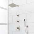 Hibiscus Thermostatic Shower System with Hand Shower, , large image number 0