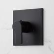 Hibiscus Thermostatic Shower System - Dual Showerheads, Slide Bar and Hand Shower - Matte Black, , large image number 3